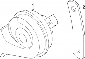 Кронштейн сигнала low Volkswagen ID.4 21-22