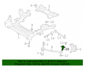 Шаровая опора передняя левая BMW X3 F25 11-17