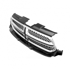 Решетка радиатора grill Dodge Durango 11-13 хром обрамления, черн сетка