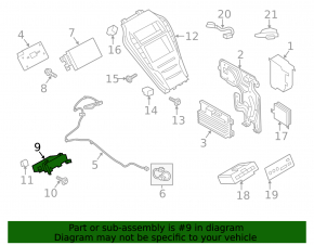 Receptor CD Player Lincoln MKZ 13-16