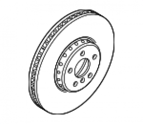 Disc de frână față stânga BMW i4 21-25 348/30mm