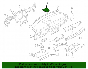Plasa difuzorului de pe panoul frontal al BMW X5 F15 14-18 este neagră, spuma s-a uscat