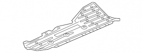 Protecție partea inferioară stângă Honda Civic X FC 16-21 plastic, 1.5T