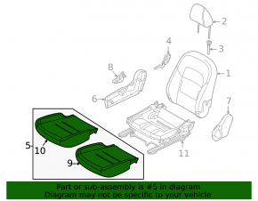 Пассажирское сидение Nissan Sentra 20-24
