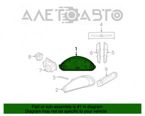Tabloul de bord al Mercedes W211 E550 din SUA