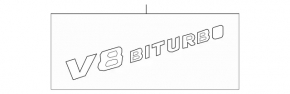 Pachet emblemă aripă stângă Mercedes GLC 63 18-21 AMG V8 Biturbo 4-matic