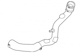 Патрубок на интеркулер левый Ford Fusion mk5 13-14 1.6T