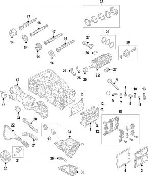 Шестерня распредвала левая Subaru Outback 20-24 2.5 FB25 выпуск