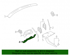 Genunchiera sofer Infiniti Q50 17-20 bej