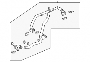 Furtun de răcire superior Chevrolet Equinox EV 24-26