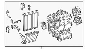 Печка в сборе Lexus RX450h 10-15