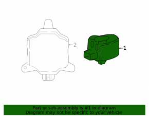 Warning Buzzer Lexus RX350 RX450h 10-15 коричневый