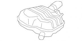 Глушитель задняя часть бочка правая Audi A4 B9 19-25 2.0T