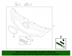 Эмблема надпись WRX решетки радиатора grill Subaru Impreza WRX GH 09-10