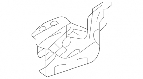 Петля капота правая Mercedes W213 E 17-23