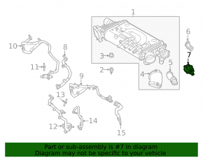 Supapă de recirculare a aerului de supraalimentare pentru turbocompresor Land Rover Range Rover Velar 18-23 2.0T