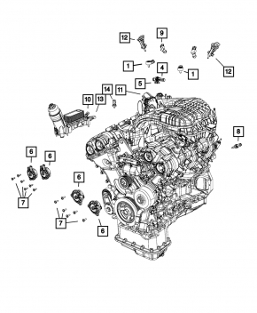 Датчик фаз ГРМ Dodge Journey 11-19 3.6