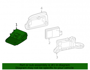 Lane Keep Assist Radar Windshield Camera Acura MDX 17-18 рест