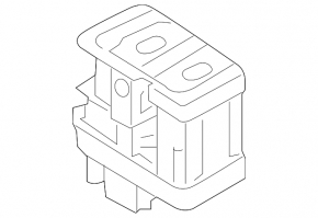 Кнопка P Parking Audi A6 C7 12-18 потемнел хром