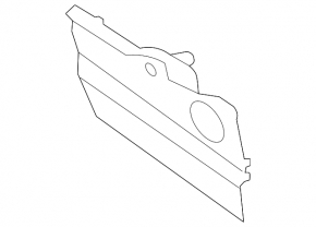 Capacul consolei centrale lateral dreapta Mini Cooper F56 3d 14- negru