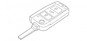 Ключ VW Tiguan 18-24 keyless 4 кнопки