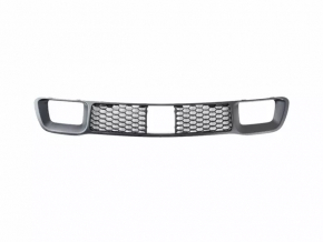 Нижняя решетка переднего бампера Jeep Grand Cherokee WK2 14-15 открытая, под крюки, под радар