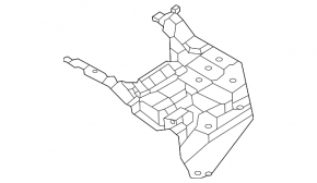 Защита днища передняя правая Nissan Ariya 23-26
