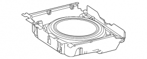 Обшивка пола багажника Mercedes W167 GLE 350 450 20-26