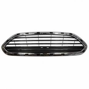 Решетка радиатора grill Ford Fiesta 14-19 рест usa Хром без рамки
