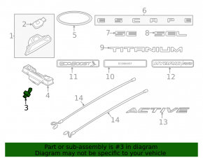 Cameră video spate Ford Escape MK4 2020-22