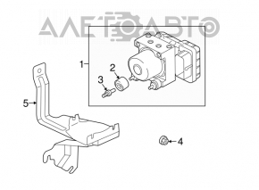 ABS АБС Mitsubishi Galant 04-10