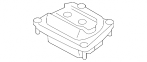 Подушка КПП Audi A6 04-11 3.0, 3.2, 4.2