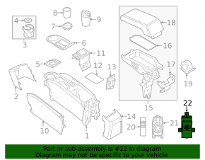 Кнопка P Parking BMW i3 14-21