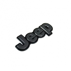 Эмблема Jeep двери багажника Jeep Cherokee KL 14-18 серая