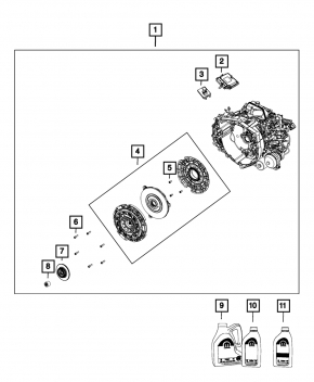 АКПП в сборе Fiat 500L 2014 C635 Dual Dry Clutch DA1 DCT, 84к, со сцеплением