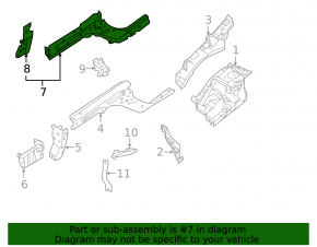 Четверть передняя левая Nissan Sentra 13-19 1.8