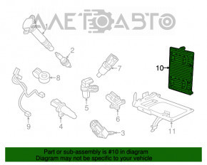Блок ECU компьютер двигателя Dodge Journey 11-14 2.4