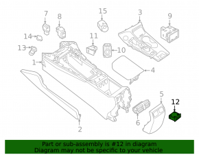USB Hub Nissan Murano z52 19-24