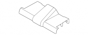 Dop scaun spate central față, rând 3, BMW X7 G07 19-25, negru