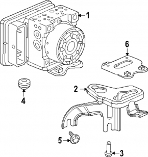 Кронштейн блока ABS Honda Civic XI FE/FL 22-26 нижний