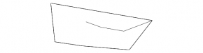 Suport bară față, aripă stângă, Infiniti FX35 QX70 09-17