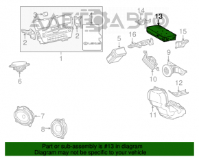Усилитель аудио Lexus RX350 RX450h 16-22