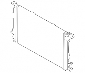 Radiator de răcire cu apă Porsche Macan 15-26 2.9, 3.6