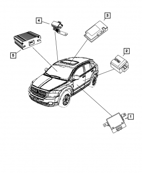 Modul de control al invertorului de putere Jeep Compass 11-16