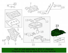 Коллектор впускной Chevrolet Camaro 16-23 3.6