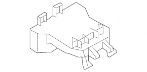 Крепление COMFORT BODY COMPUTER CONTROL MODULE Audi Q7 16-26