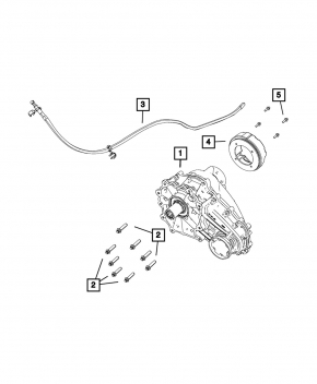 Демпфер раздатки Jeep Grand Cherokee WK2 16-19