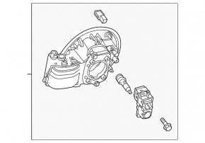 Лючок зарядки в сборе с корпусом Toyota Prius 30 12-15 plug-in