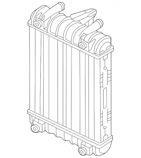 Radiator suplimentar de răcire cu apă pentru Volkswagen Arteon 22-23