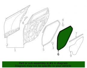 Garnitura pentru deschiderea ușii, spate stânga, Hyundai Kona 18-23
